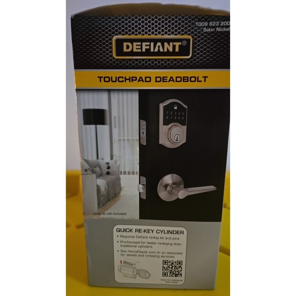 Defiant touchpad deadbolt - Picture 4 of 7